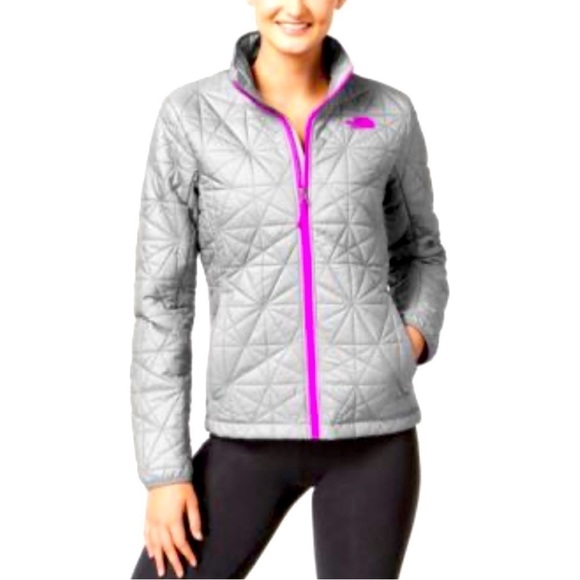 North Face Tamburello Grey Lightweight Women’s Puffer Jacket - Picture 2 of 11